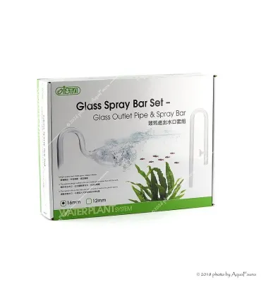 ISTA üveg beömlő és kifolyó cső szett 16 mm - lilypipe