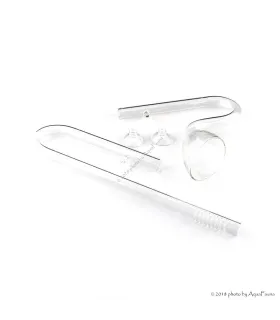 ISTA üveg beömlő és kifolyó cső szett 16 mm - lilypipe