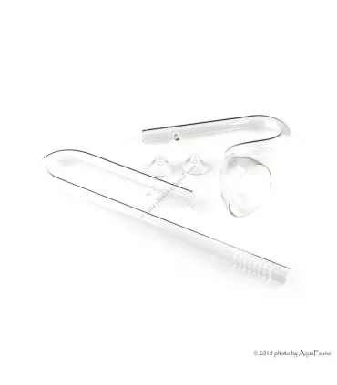 ISTA üveg beömlő és kifolyó cső szett 16 mm - lilypipe
