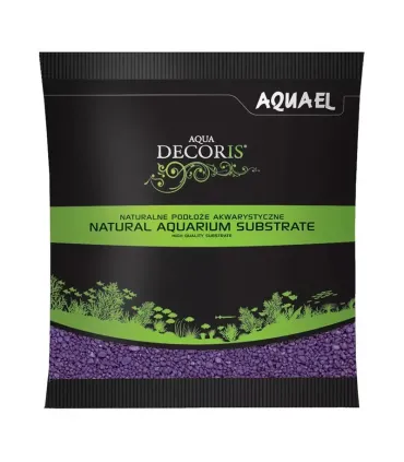 AquaEl Decoris Purple - Akvárium dekorkavics (lila) 2-3 mm (1 kg)