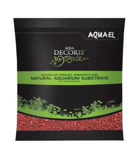 AquaEl Decoris Red - Akvárium dekorkavics (piros) 2-3 mm (1 kg)