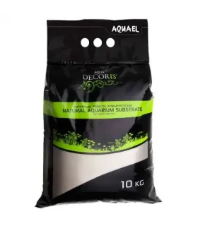 AquaEl Decoris Natural Aquarium Substrate - akvárium dekorkavics (kvarchomok) 0,1-0,3 mm (10 kg)