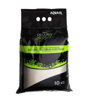 AquaEl Decoris Natural Aquarium Substrate - akvárium dekorkavics (kvarchomok) 0,1-0,3 mm (10 kg)
