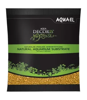 AquaEl Decoris Yellow - Akvárium dekorkavics (sárga) 2-3 mm (1 kg)