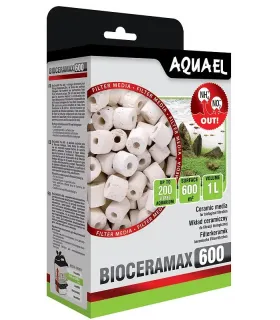 AquaEl Filter Media BioCeraMAX 600 szűrőanyag - kerámiagyűrű - 1 liter