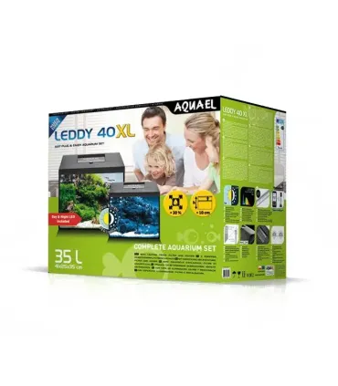 AquaEl Leddy 40 XL Day & Night LED akvárium szett - 35 liter - fekete