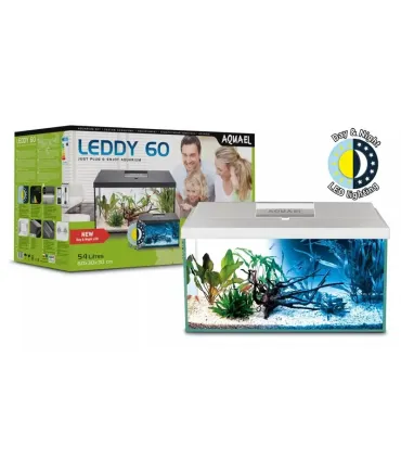 AquaEl Leddy 60 Day & Night LED white akvárium szett - 54 liter - fehér