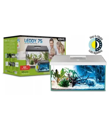 AquaEl Leddy 75 Plus Day & Night LED white akvárium szett - 105 liter - fehér