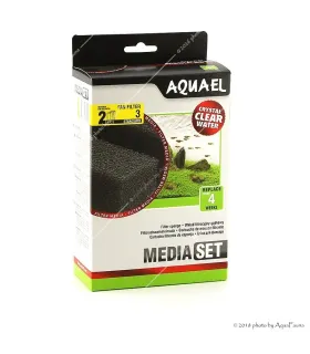 AquaEl MediaSet Standard Fan-3 Plus belső szűrőhöz - 2 db szűrőszivacs
