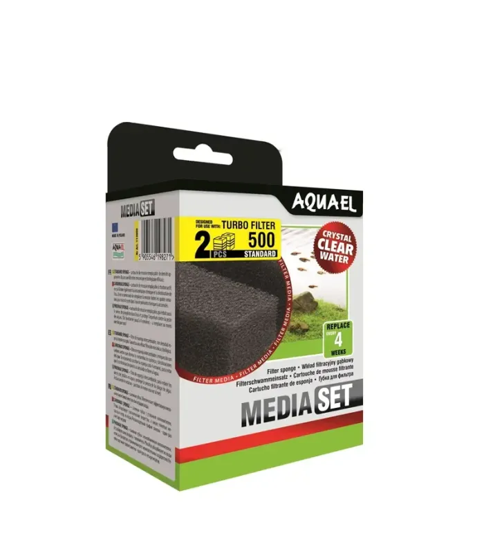 AquaEl MediaSet Standard szűrőszivacs (2 db) Turbofilter 500 belső szűrőhöz