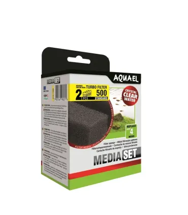 AquaEl MediaSet Standard szűrőszivacs (2 db) Turbofilter 500 belső szűrőhöz