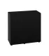 AquaEl Opti Set 125 Black Cabinet - univerzális akvárium szekrény 81x36x80 cm - fekete
