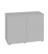 AquaEl Opti Set 200 Grey Cabinet - univerzális akvárium szekrény 101x41x80 cm - szürke