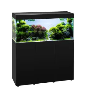 AquaEl Opti Set 240 Black 2.0 - akvárium szett 121x41x131 cm (240 liter) - fekete - BÚTORRAL
