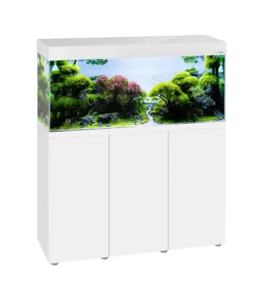 AquaEl Opti Set 240 White 2.0 - akvárium szett 121x41x131 cm (240 liter) - fehér - BÚTORRAL