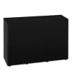 AquaEl Opti Set 240 Black Cabinet - univerzális akvárium szekrény 121x41x80 cm - fekete