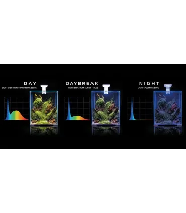 AquaEl Shrimp Smart szett 10 Day and Night - fehér - nano akvárium szett