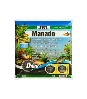 JBL Manado Dark 3 liter - általános akváriumtalaj (fekete)