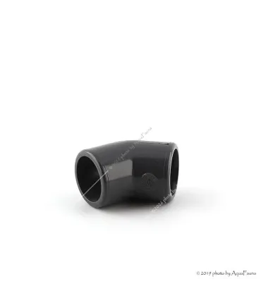 PVC 45° könyök idom 25 mm-es csőhöz