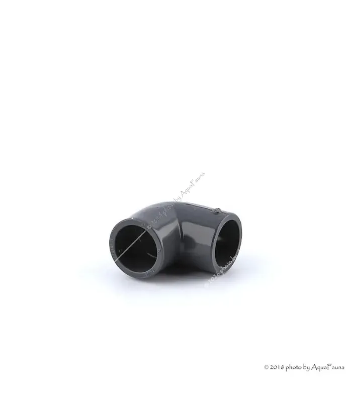 PVC 90° könyök idom 16 mm-es csőhöz