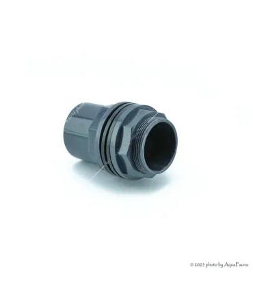 PVC átmenő idom 50/63 mm (hollanderes) 2" külső menettel