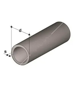 PVC cső, 40 mm, 1 m