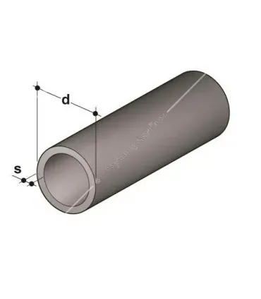 PVC cső, 40 mm, 1 m