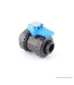 PVC hollanderes gömbcsap, 16 mm-s csőhöz