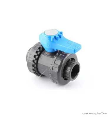 PVC hollanderes gömbcsap, 20 mm-s csőhöz