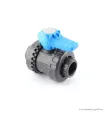 PVC hollanderes gömbcsap, 20 mm-s csőhöz