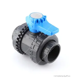 PVC hollanderes gömbcsap, 50 mm-s csőhöz