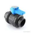 PVC hollanderes gömbcsap, 63 mm-s csőhöz