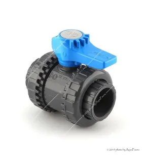 PVC hollanderes gömbcsap, 40 mm-s csőhöz
