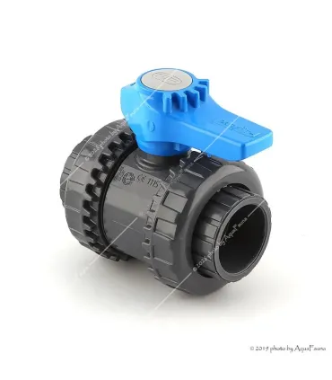 PVC hollanderes gömbcsap, 40 mm-s csőhöz