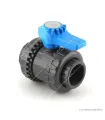 PVC hollanderes gömbcsap, 40 mm-s csőhöz