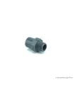 PVC karmantyú 25/20 mm-es csőhöz, 1/2" külső menettel