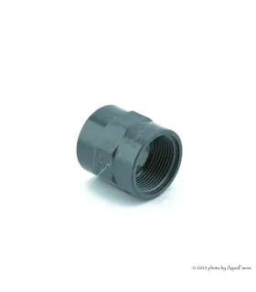 PVC karmantyú 50/40 mm-es csőhöz, 1 1/4" belső menettel