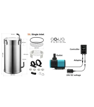 Aqua Fusion Pro 150+ külső szűrő dupla szívó bemenettel