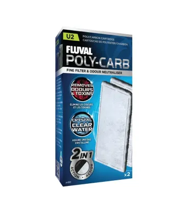 Hagen Fluval U2 belsző szűrő aktívszenes pótszivacs (2 db)