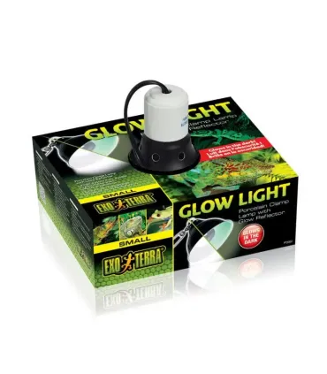 Hagen Exo Terra Glow Light lámpatest PT-2054 (kerámia foglalat + fényvető búra, Ø21 cm)
