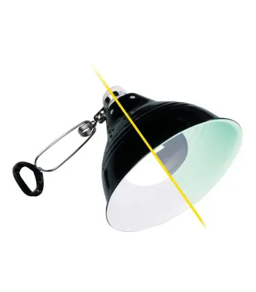 Hagen Exo Terra Glow Light lámpatest PT-2054 (kerámia foglalat + fényvető búra, Ø21 cm)