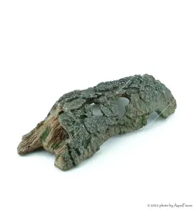 Akvárium dekor - fél fatörzs (29x13x6 cm)