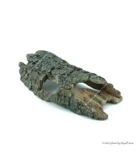 Akvárium dekor - fél fatörzs (29x13x6 cm)