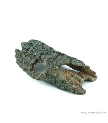 Akvárium dekor - fél fatörzs (29x13x6 cm)