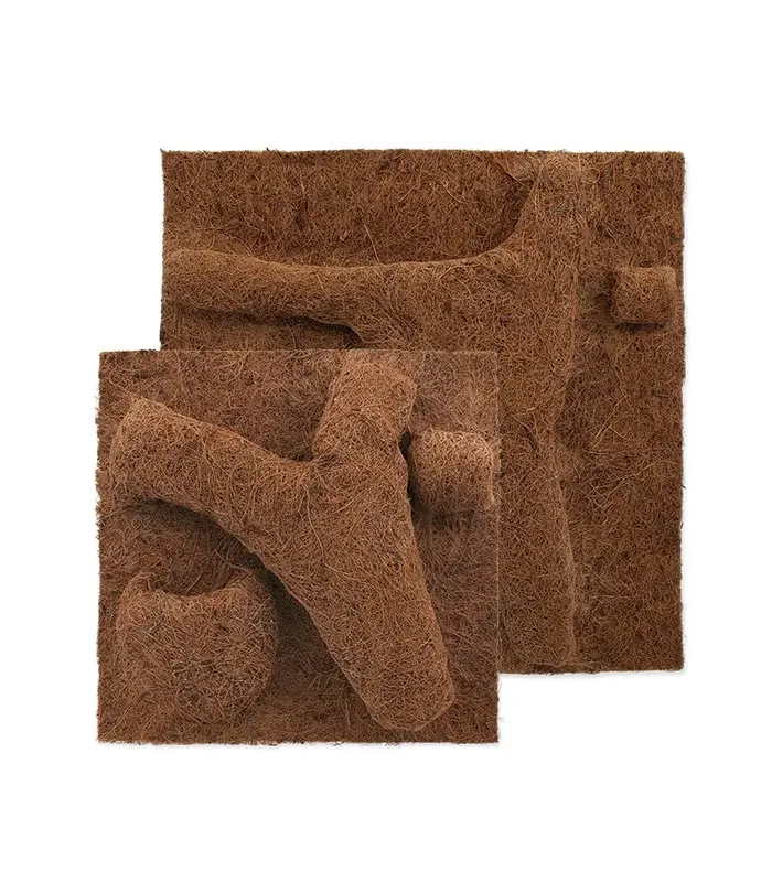 Repti Planet Coco Planter - dekoráció (domború, kókuszrost háttér) terráriumokba (50x50 cm)