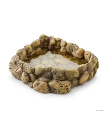 Hagen Exo Terra Corner Water Dish Large - itatótál (sziklás) terráriumokba (16x18x5,5 cm)