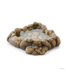 Hagen Exo Terra Corner Water Dish Medium - itatótál (sziklás) terráriumokba (12,5x13x4 cm)