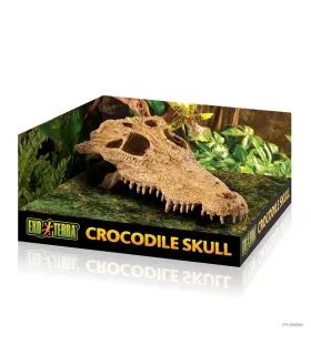 Hagen Exo Terra Crocodile Skull - krokodilkoponya formájú búvóhely hüllők részére (12x22x8 cm)