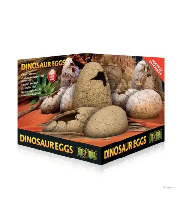 Hagen Exo Terra Dinosaur Eggs Fossil Hide Out - Dinoszaurusz tojás bújó hüllők részére (23 cm)
