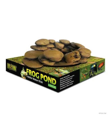 Hagen Exo Terra Frog Pond Large Pebble Water Dish - vizestál békáknak (17X13,5X6 cm)